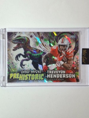 2024 Wild Card Prehistoric Dino-Might TreVeyon Henderson 2/10 PHRAP2-TH