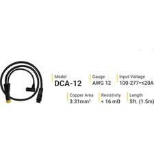 ThinkGrow Daisy Chain Power Cord - 5'x20A