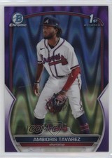 2023 Bowman Chrome Prospects Purple RayWave Refractor /250 Ambioris Tavarez 0c3e