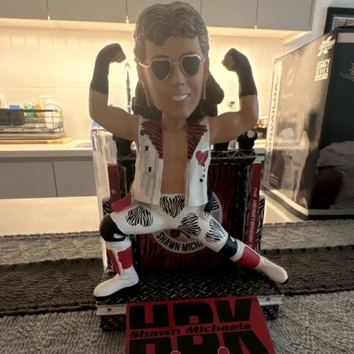 WWE Shawn Michaels The Heartbreak Kid WWF Legends Bobblehead