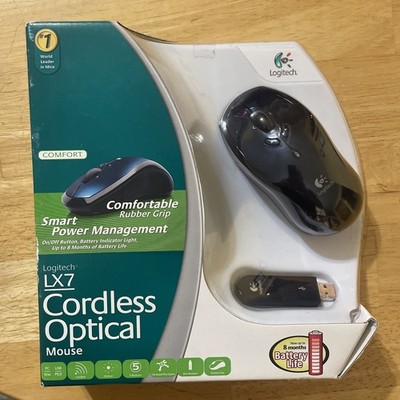 Logitech LX7 Cordless Wireless 5 Button Optical Mouse New in the Box