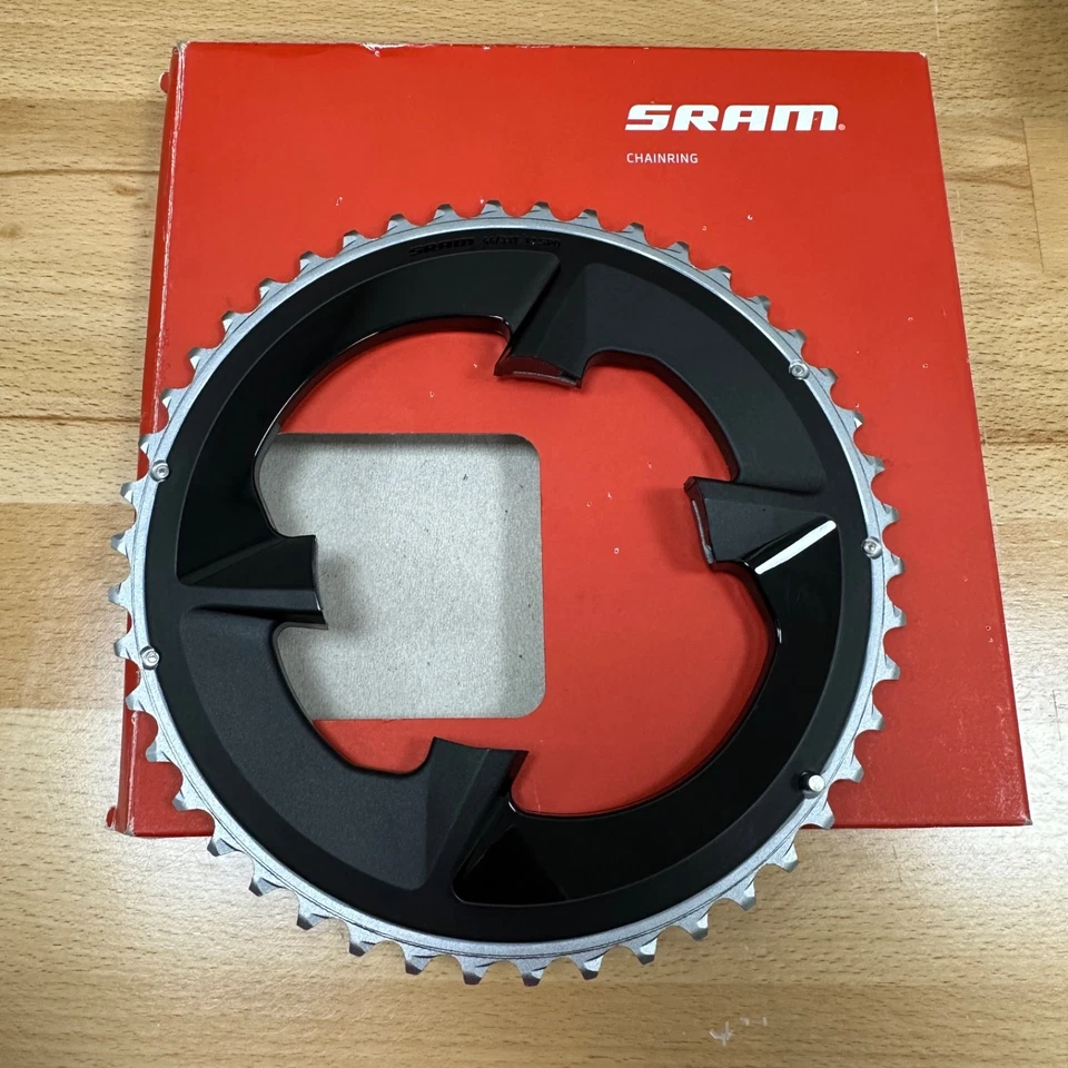 SRAM Rival 12-Speed Chainring 46T 46 Tooth Black Road Bike 107mm - Image 2 of 4
