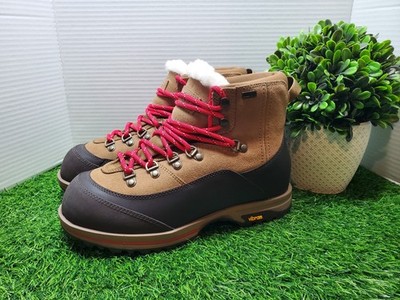 UGG Brecken  Leather Lace-Up Waterproof Wool Winter Boots Women's Size 7   NEW