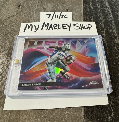 2025 Topps Chrome CeeDee Lamb Base (RAW)