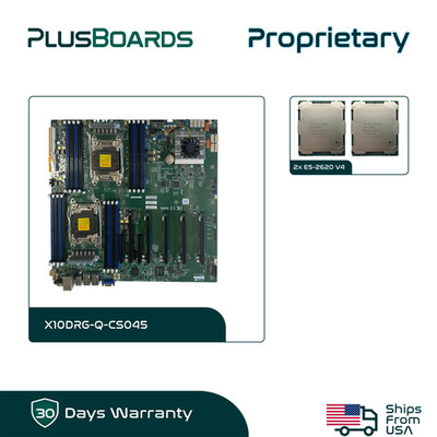 Supermicro X10DRG-Q-CS045 w/ 2x E5-2620 V4 Workstation GPU Cloud Computing