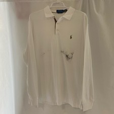 Polo Ralph Lauren Classic Fit Ls Mesh Polo White Mens L Polo Ralph Lauren Classic Fit Ls Mesh Polo White Mens L