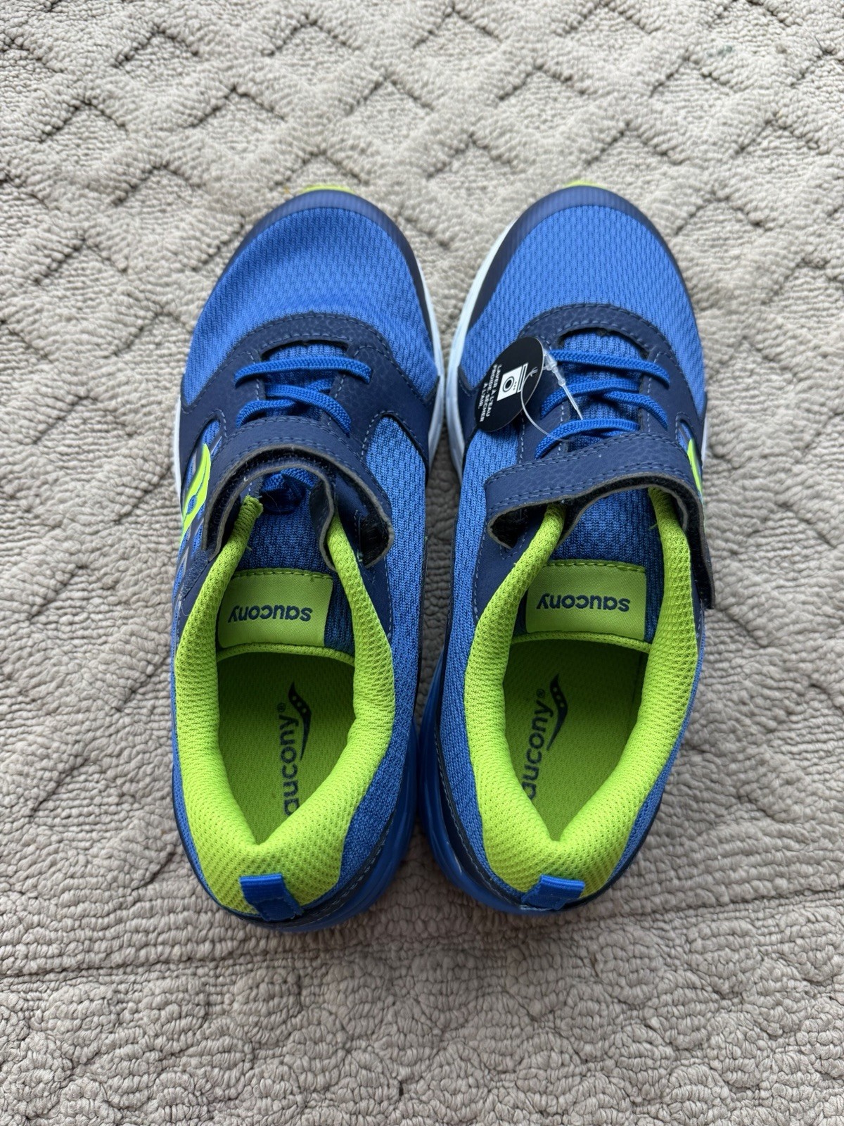 Saucony Kid's Boy Wind A/C 2.0 Sneaker Blue/Green thumbnail 5