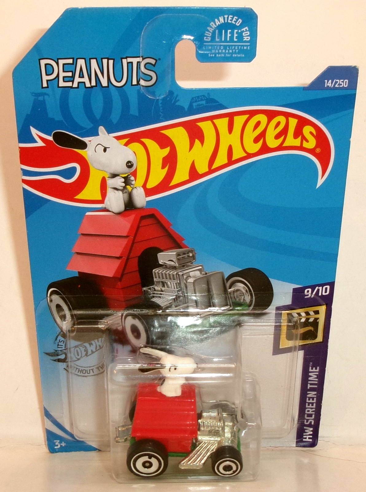 2020 HOT WHEELS 1:64 HW SCREEN TIME 9/10 PEANUTS SNOOPY HOT ROD HOUSE #14/250