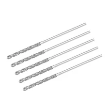 1mm Metric Diamond Coated Twist Drill Bits High Speed Steel 5 Pcs