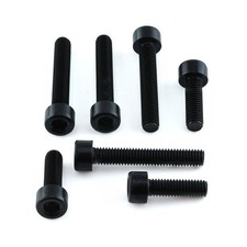 Aluminium Fuel Cap Kit Aprilia RS125 Racer TOAP35 Black | Pro-Bolt