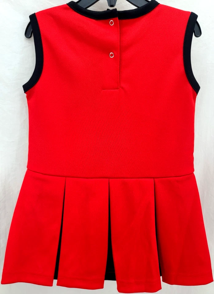 NOVO Vestido Under Armour UA Maryland University Terrapins Vermelho Cheerleader Meninas 2T - Imagem 2 de 4