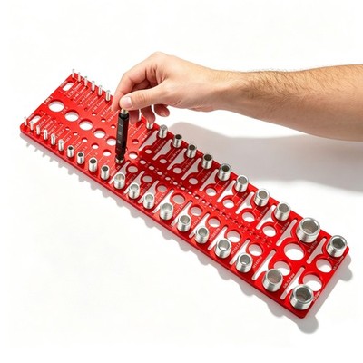 66 Thread Checker, VEXTHYX 22 standard/sae & 18 metric nut and bolt thread me...