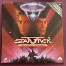 Star Trek V: The Final Frontier Laserdisc Extended Play 1989 William Shatner