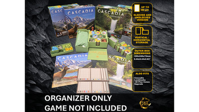 Cascadia + Landmarks Organizer - 3D gedruckter Einsatz