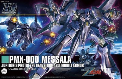 Bandai Hguc Zeta Gundam PMX-000 Messala 1/144 Maßstab Plastik Modell Set 58855
