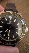 TAG Heuer Aquaracer Watch - WAY101L.FC8222 - rare Khaki military style watch