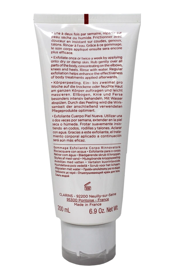 Clarins Exfoliating Body Scrub For Smooth Skin With Bamboo Powders 6.9 Ounce - Изображение 3 из 4