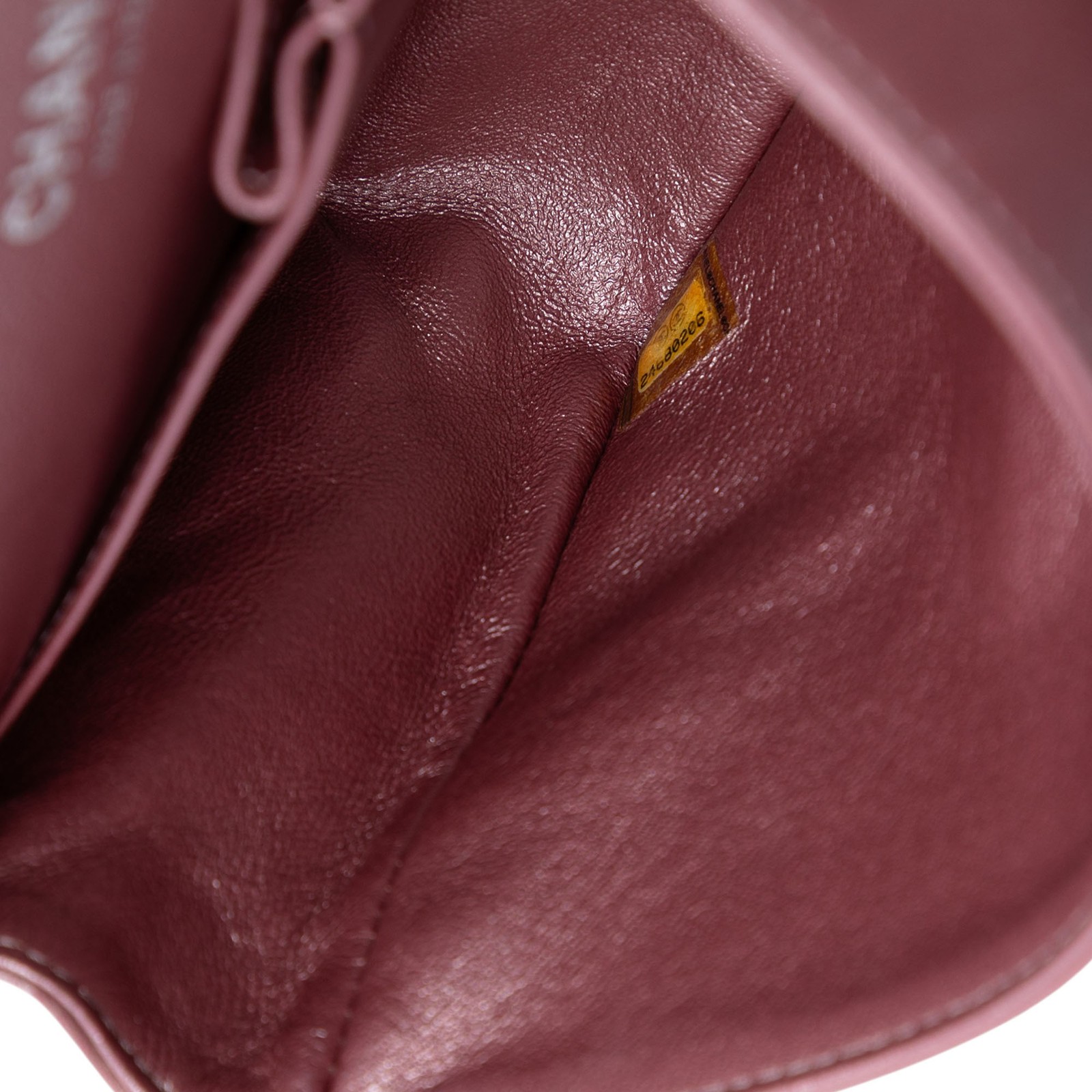 Authenticated Chanel Medium Metallic Classic Lamb… - image 6