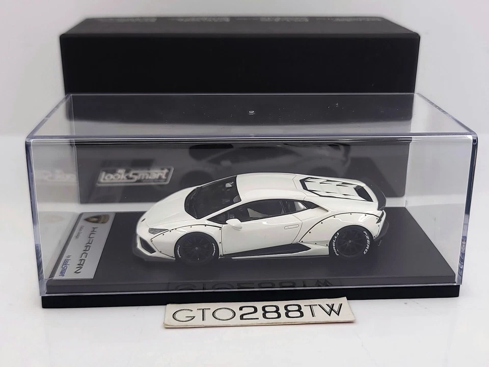 Looksmart 1:43 Lamborghini Huracan Aftermarket(LB Works) - White Bianco (LS461B) - Image 3 of 4