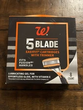 W 5 Blade Easyfit Cartridges With Trimmer 4Count Fits Fusion Handles