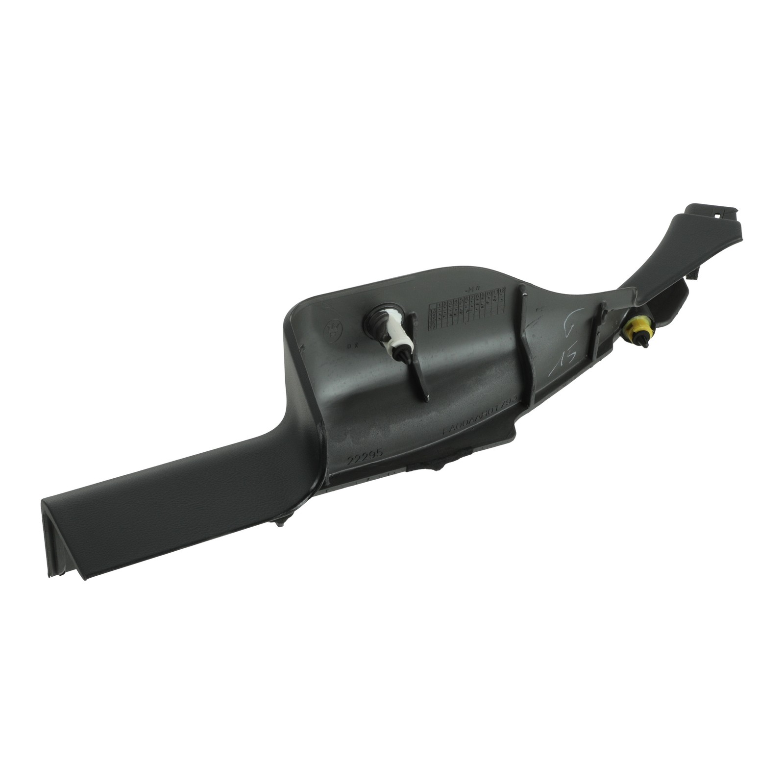 GENUINE MASERATI Quattroporte Rear Right Kick Plate, Black OEM NEW 670012579