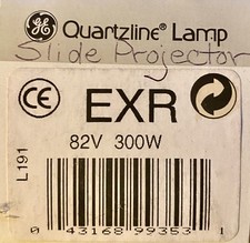 GE EXR 82V 300W Projection Projector Bulb New in Box