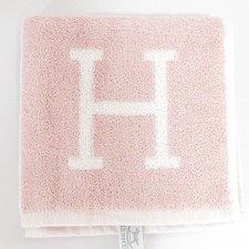 HERMES Avalon Hand Towel, Pink Women USED