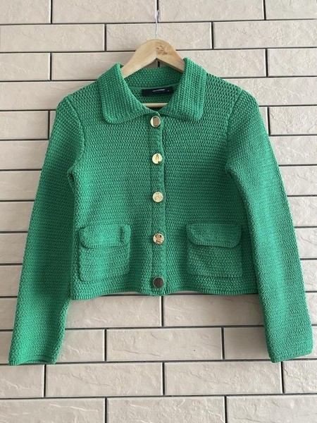 Women Hallhuber Blazer Green 34 / XS / 42