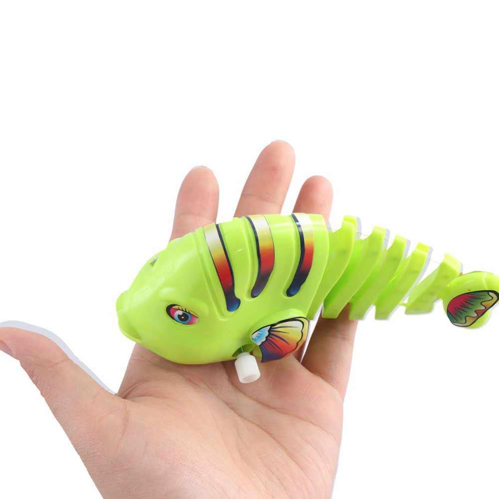 Fish Toys Clockwork Fish Toy Pet Cat Toys Windup Swinging Fish On The Chain  | eBay