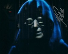 GFA Star Wars Movie Emperor CLIVE REVILL Signed 8x10 Photo C6 COA