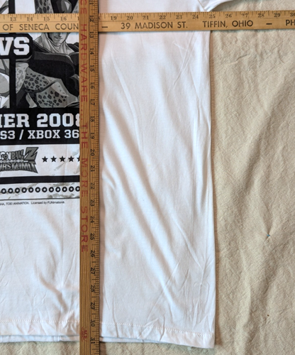 Dragon Ball Z VTG ATARI Burst Limit 2008 Destiny Decided White Graphic Tee XL - Picture 8 of 9