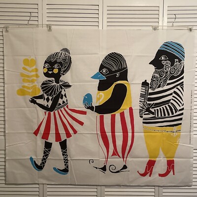 MARIMEKKO FABRIC KULKUE 2007 KIDS CIRCUS THEMED FABRIC FOR WALL