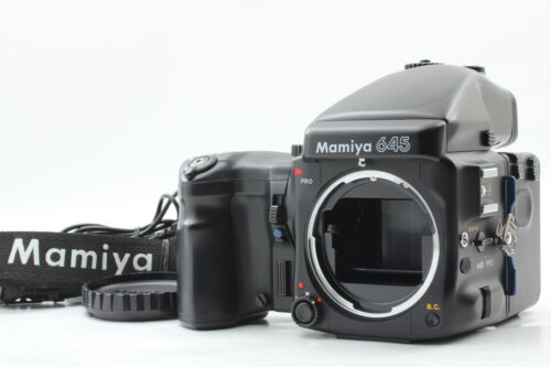 [N Mint W / Band] Mamiya 645 Pro AE Finder Kurbel Griff 120 Film Hintere Aus - Afbeelding 1 van 12