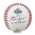 Marcus Semien 23 WS Champs Autographed Official 2023 World Series Baseball - BAS