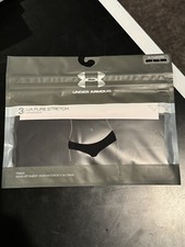Under Armour Women's UA Pure Stretch Thong Underwear 3 Pack Black Size XL