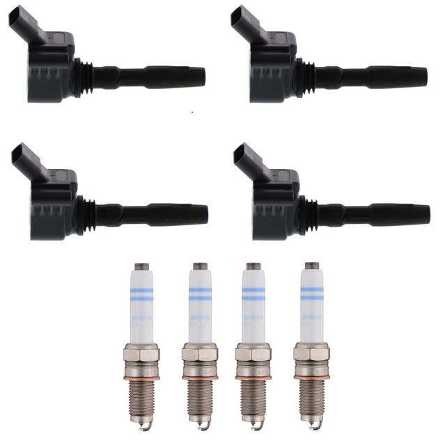 Eldor Ignition Coils & Bosch Spark Plugs For Audi A3 Sportback etron