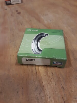 SKF 12437 Grease Seal - 1.987" OD, 1.250" Shaft, 0.25" Width, Wiper Seal, No Spring
