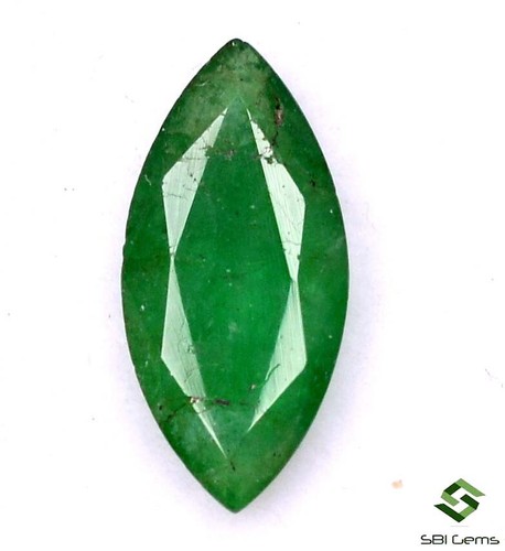 11x5.30 mm Certified Natural Emerald Marquise Cut 0.99 CTS Loose Gemstone - 第 1/4 張圖片