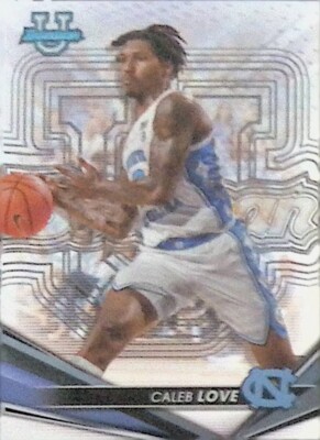 2022-23 Topps Bowman's Best U University UNC North Carolina Caleb Love