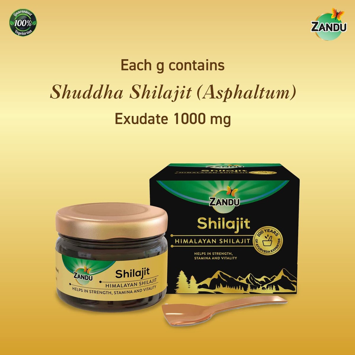 Kaufen Sie Tuleeshy 100% Reines Himalaya Shilajit-Harz 30g