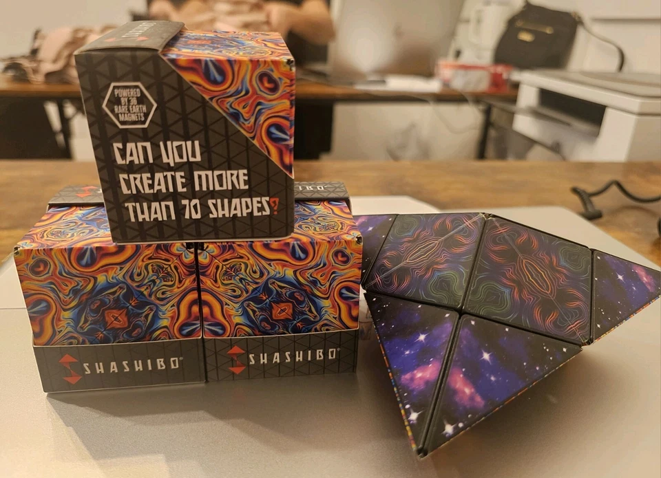 SHASHIBO Shape Shifting Box - Award-Winning, Patented Fidget Cube w (Spaced Out) - Image 2 of 4