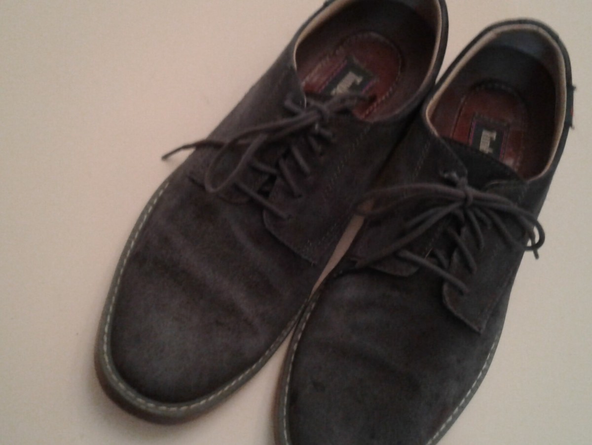 BASS Pasadena Black Suede Leather Lace-Up Oxford Dress Shoes 10M Lace-Up Oxford Black – C&E Fashions main image 4