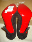 100% AUTHENTIC NEW WOMEN LOUBOUTIN DOLLY 100 BLACK SUEDE PUMPS EU 37.5/US 7.5 — photo 7