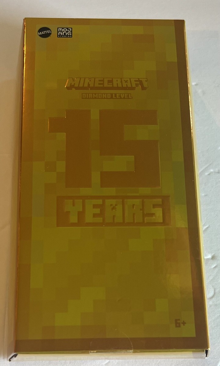 Minecraft Limited Edition 15th Anniversary Gold Diamond Minecraft Limited Edition 15th Anniversary Gold Diamond