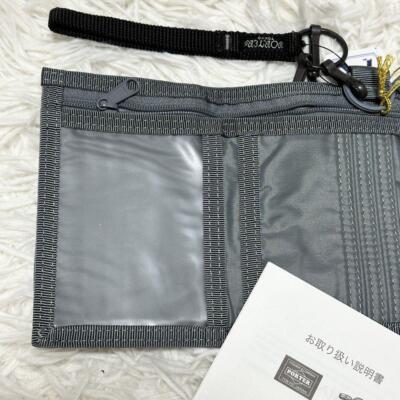 Portefeuille PORTE MONNAIE PORTER CAPSULE Tri Fold - Modèle 555-06439 Noir - Fabriqué Au Japon - Neuf Avec Étiquettes
