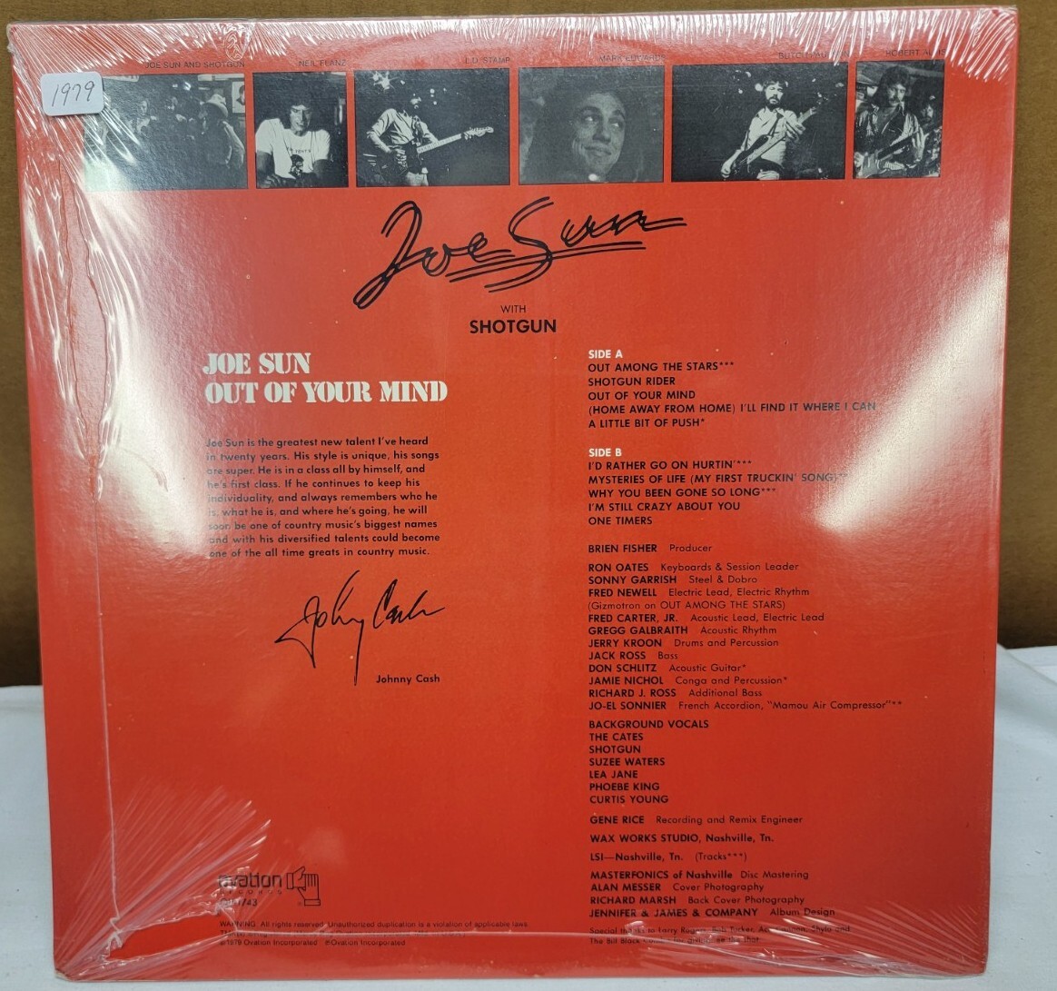 SEALED! Original 1979 Joe Sun 