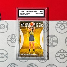 Graded 10 Caitlin Clark 2024 Panini Collection Donruss Raining 3s Insert #R2