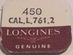 Longines 761.2 \u003d ETA 959.001 - Part. 450 - New Old Stock | eBay