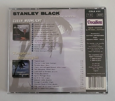 【中古】［CD］Tropical Moonlight / Cuban Moonlight Stanley Black - CD x 2 - Tropical Moonlight/Cuban Moonlight