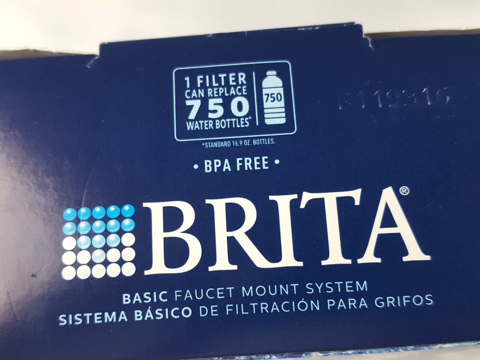 Brita 35618 On Tap Faucet Mount 1 Liter Water Chrome Filter System